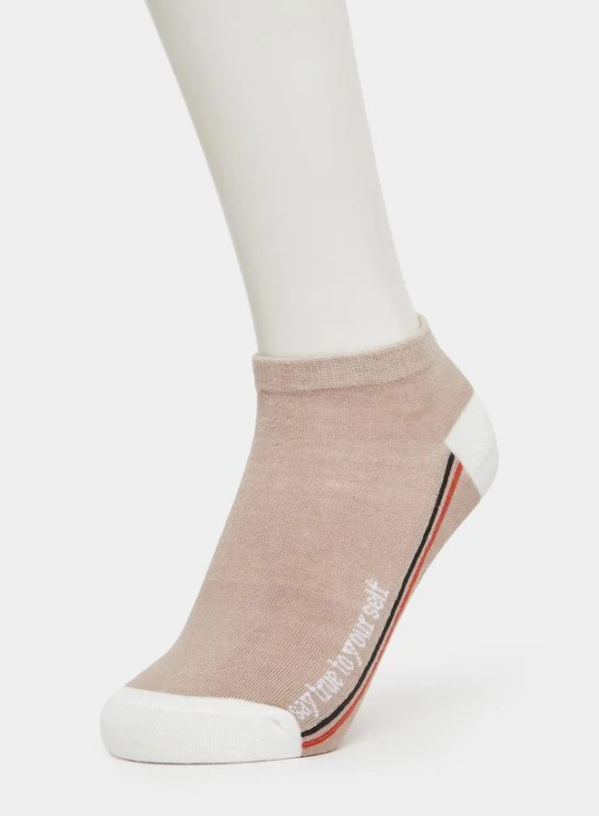 Styli Pack of 5 - Women Printed Ankle Sock